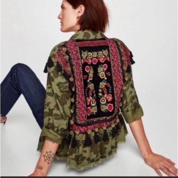 Zara embroidered jacket - Picture 5 of 7